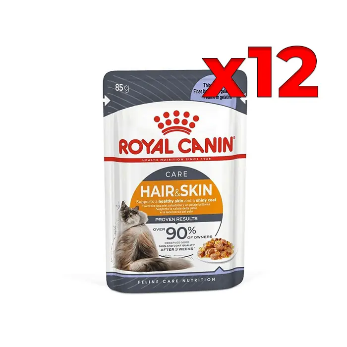 Royal Canin Jelly Hair Skin Kedi Yaş Maması 12X85gr