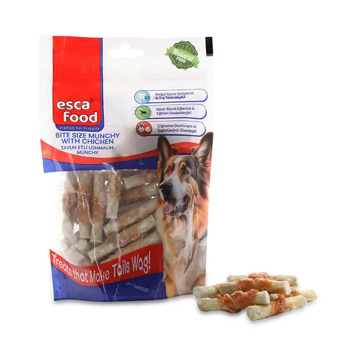 Esca Tavuklu Lokmalık Munchy Köpek Ödülü 6cm 36 Adet