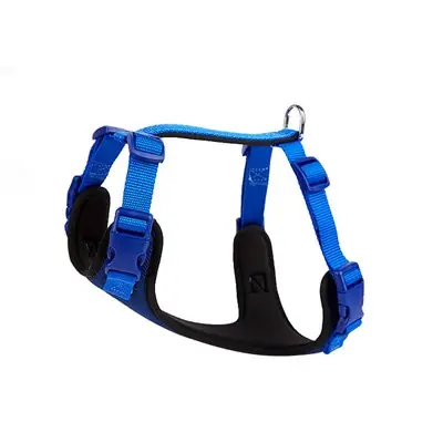Doggie Havalı Ped Dokuma Köpek Göğüs Tasması Medium 45*55cm Royal Blue