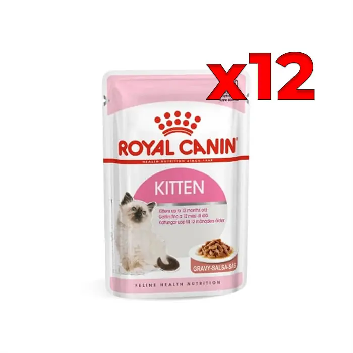Royal Canin Gravy Kitten Yaş Yavru Kedi Maması 12x85gr