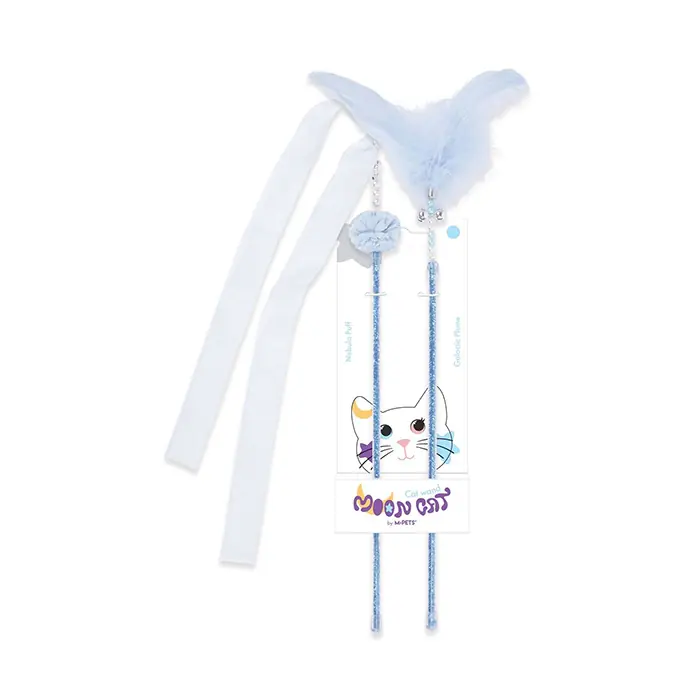 M-Pets Mooncat Kedi Oltası 2li Set Mavi