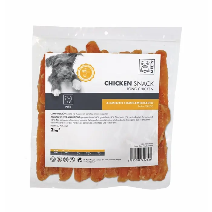 M-Pets Bite Delight Long Chicken Tavuklu Köpek Ödülü 2kg