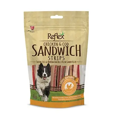 Reflex Tavuk Sandviç Çubuk Köpek Kurutulmuş Et Ödülü 80 gr