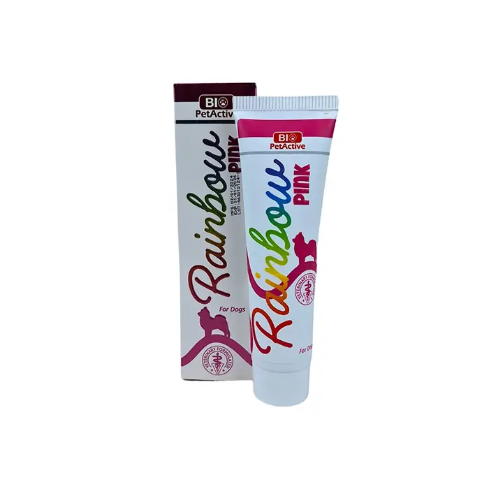 Bio PetActive Rainbow Köpekler için Tüy Renk Boyası Pembe 100ml