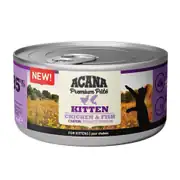 Acana Premium Pate (ezme) Tavuklu ve Balıklı Yavru Kedi Konservesi 85gr 1