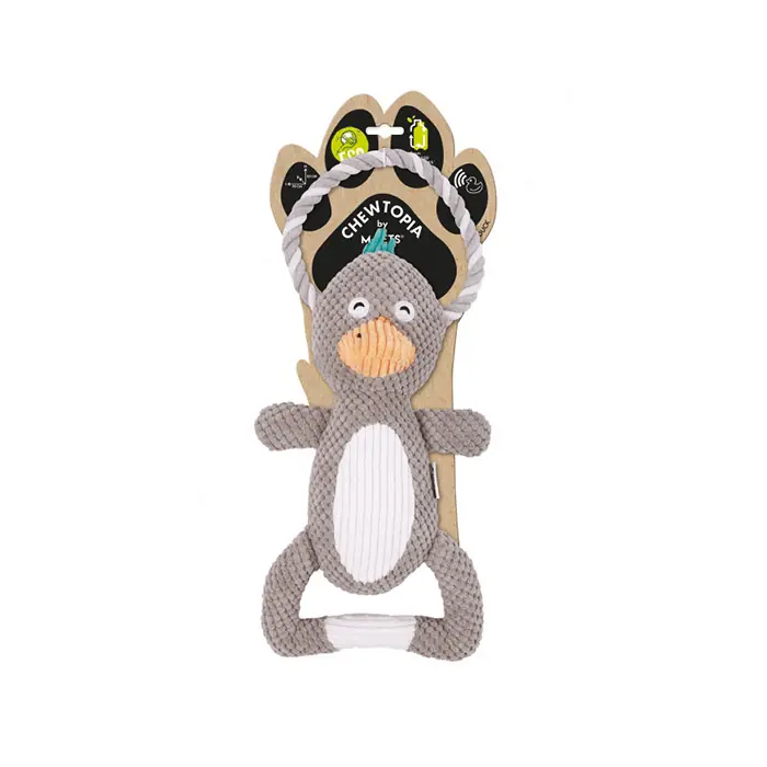 M-PETS ECO CHEWTOPIA Ördek Şekilli Köpek Oyuncağı