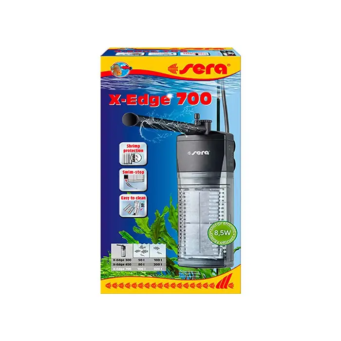 Sera X-Edge 700 Akvaryum içi Köşe Filtre 8,5W 100-300 Litre