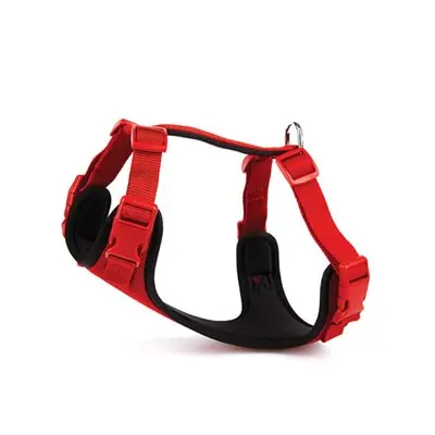 Doggie Havalı Ped Dokuma Köpek Göğüs Tasması Medium 45*55cm Kırmızı