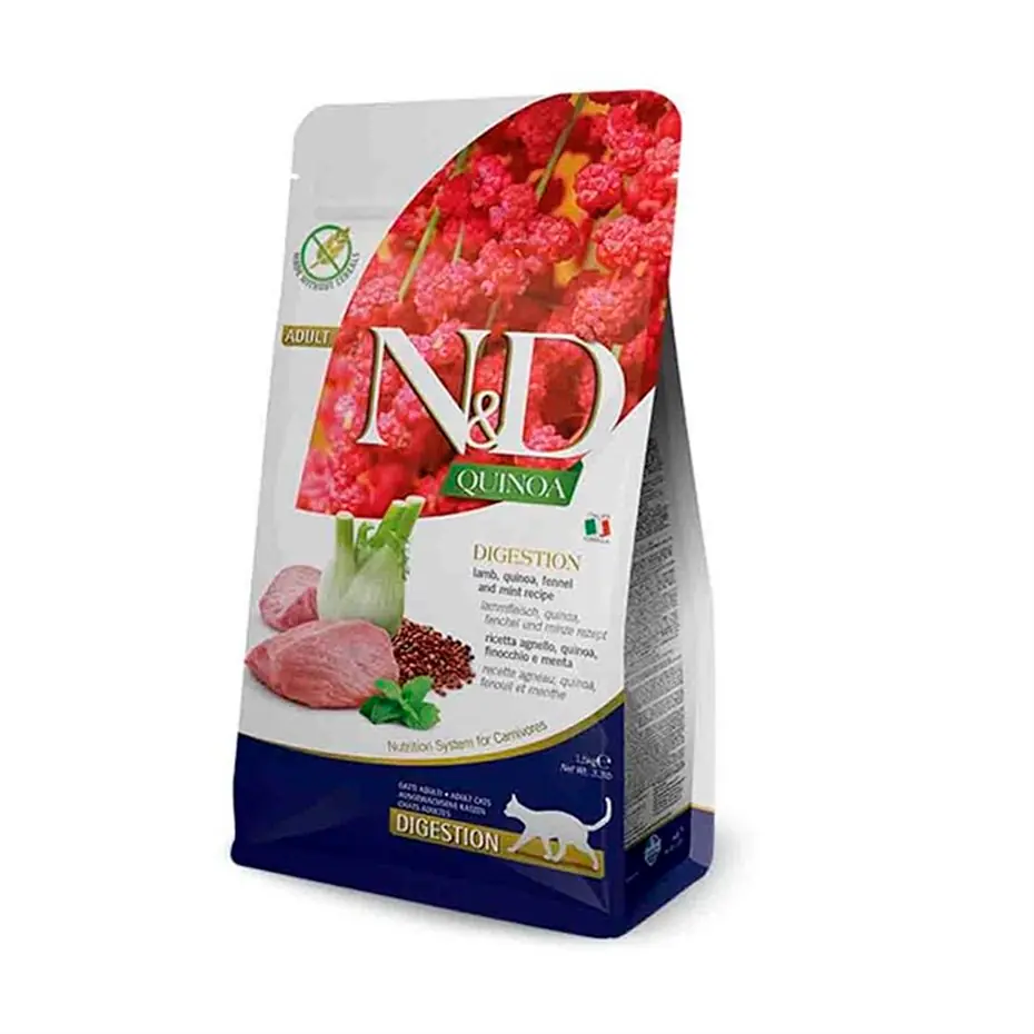 ND Kinoa Digestion Kuzu Etli Kedi Maması 1,5 Kg