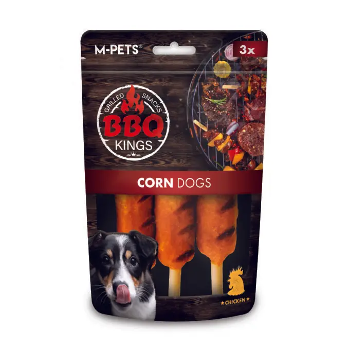 M-Pets BBQ Kings Corn Tavuklu Köpek Ödül Maması 90gr