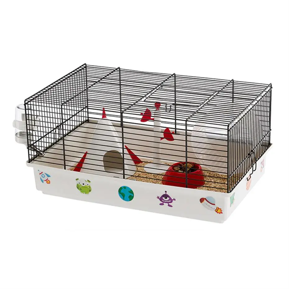 Ferplast Cricetti 9 Space Uzay Temalı Kemirgen Kafesi 46x29x23cm