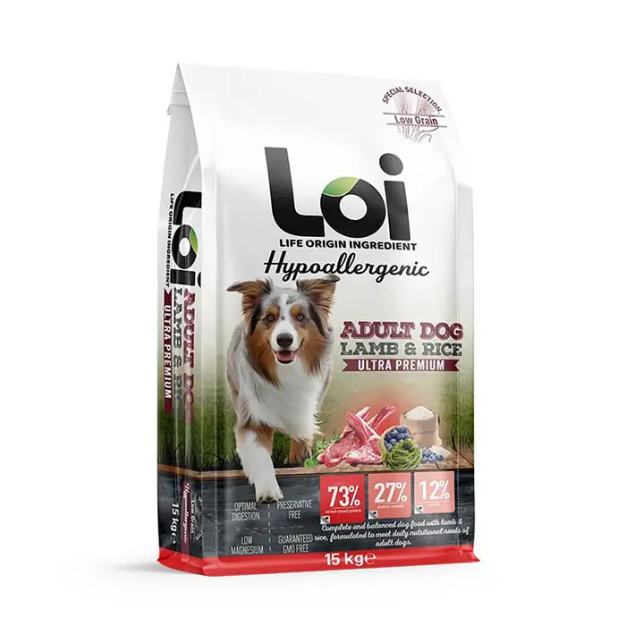Loi Kuzulu Pirinçli Yetişkin Köpek Maması 15Kg