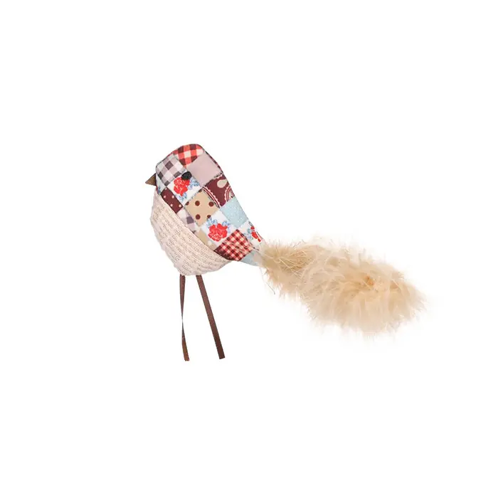 Flamingo Vinta Catnipli Tüylü Hışırtılı Kuş Kedi Oyuncağı