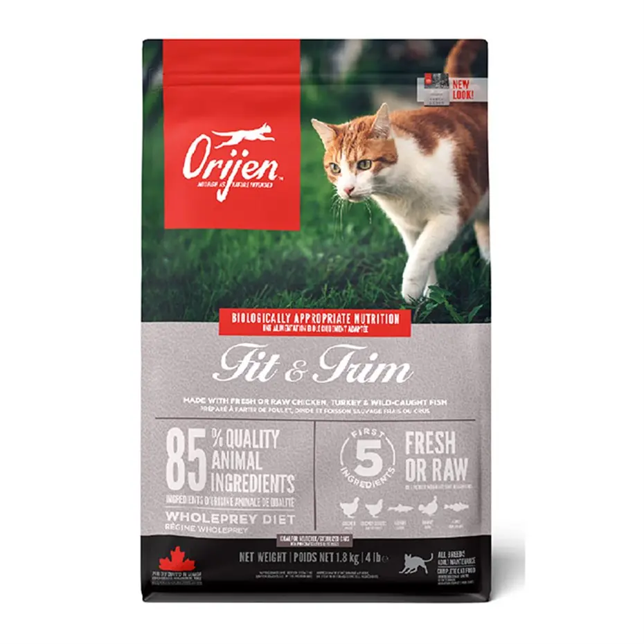 Orijen Fit & Trim Kilo Kontrolü için Kedi Maması 1,8 Kg