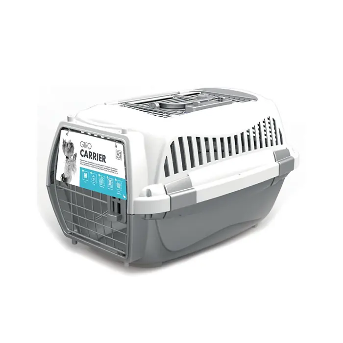 M-Pets Giro Carrier Kedi Köpek Taşıma Çantası Small Bej-Beyaz