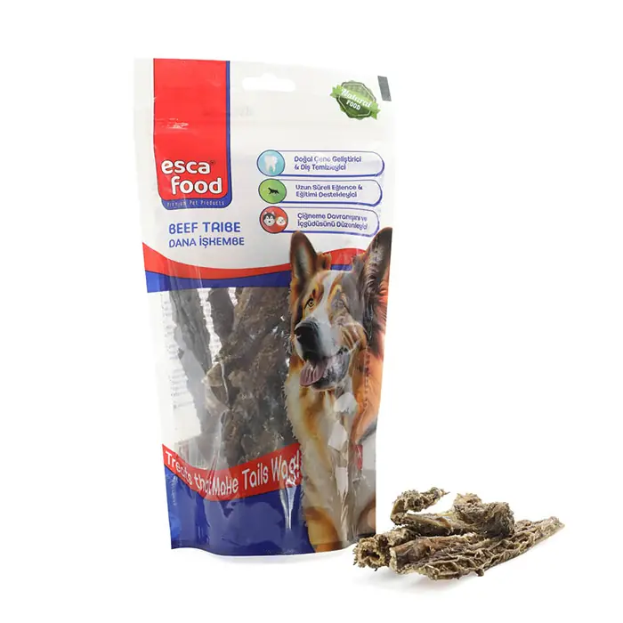 Esca Kurutulmuş Dana İşkembe Doğal Köpek Ödülü 100gr