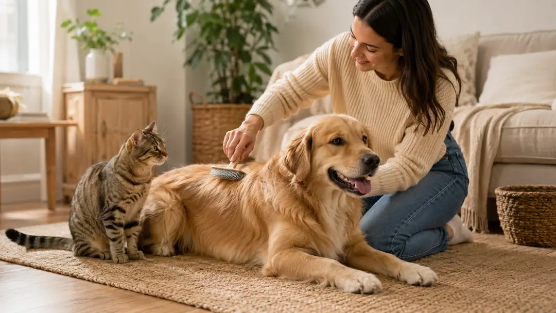 Mevsim Geçişlerinde Kedi ve Köpeklerin Tüy Bakımı