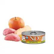 N&D Balkabaklı Yaban Domuzlu ve Elmalı Tahılsız Yetişkin Kedi Konservesi 80gr 1