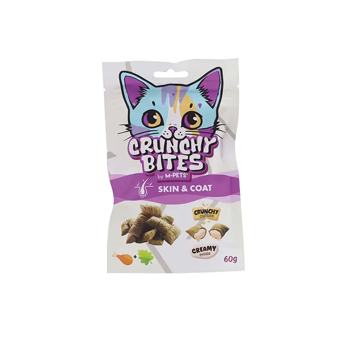M-PETS Crunchy Bites Skin&Coat Fonksiyonel Kedi Ödül Maması 60gr