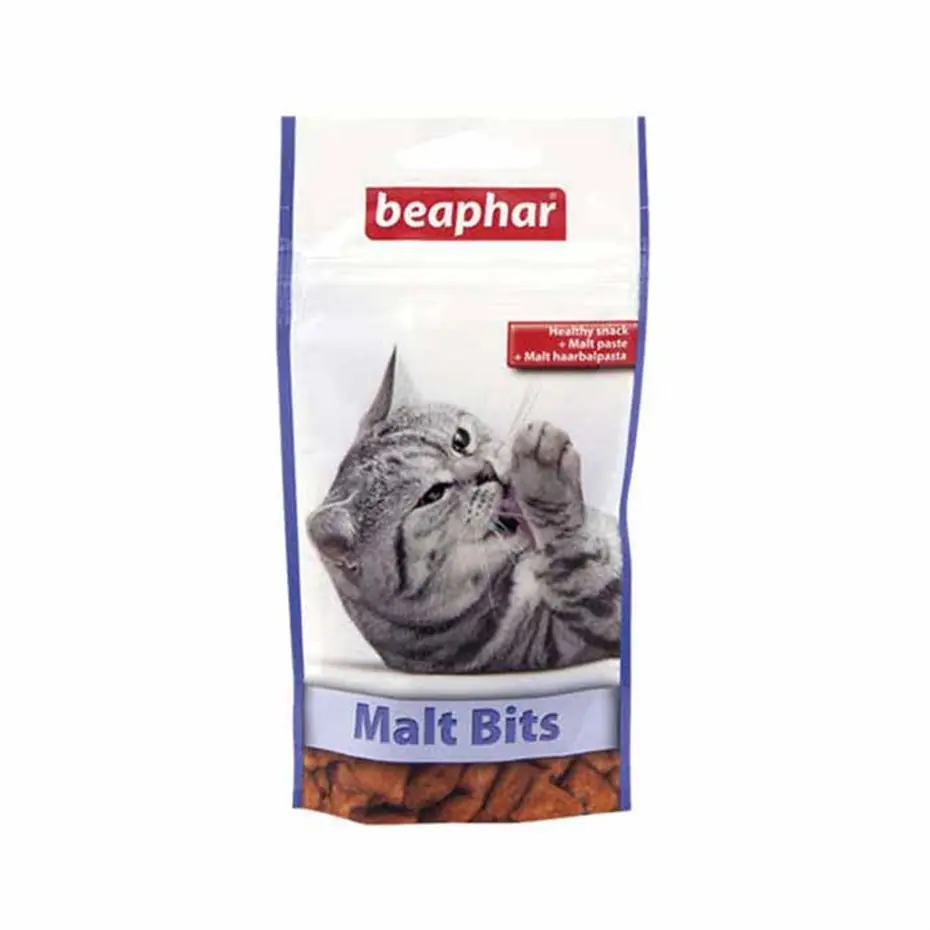 Beaphar Malt Bits Tüy Yumağı Kontrolü Kedi Ödülü 35 Gr