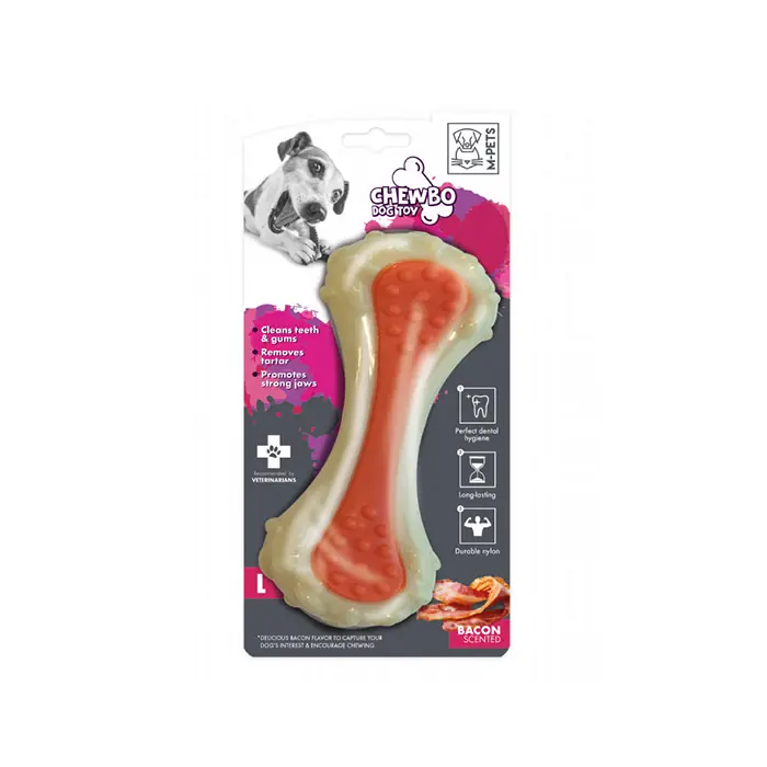 M-PETS Chewbo Choppy Dental Et Aromalı Köpek Oyuncağı Large
