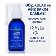Crystalin Animal Health Yara Bakım Solüsyonu ve Dezenfektan 100ml 1