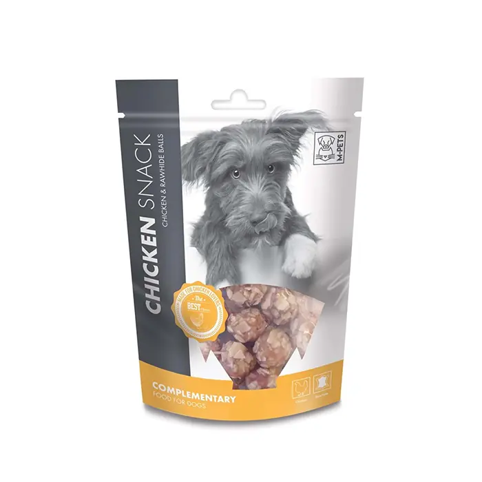 M-Pets My Snacky Chicken & Rawhide Balls Köpek Ödülü 80gr