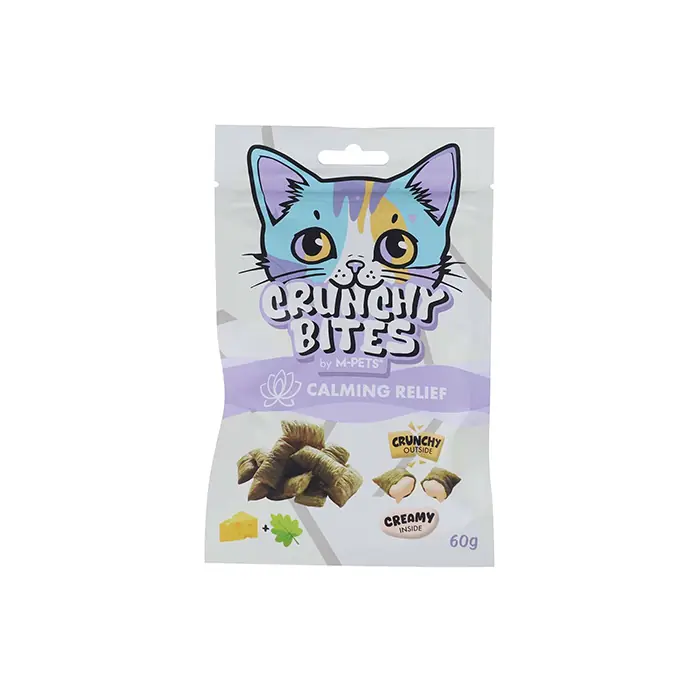 M-PETS Crunchy Bites Calming Relief Fonksiyonel Kedi Ödül Maması 60gr