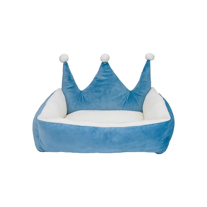 Pet Comfort Queen Kedi ve Köpek Yatağı  Mavi 55x45cm