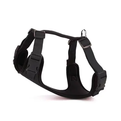 Doggie Havalı Ped Dokuma Göğüs Tasması Xsmall 30*35cm Siyah