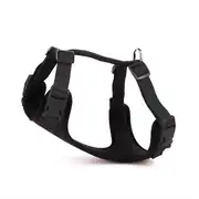 Doggie Havalı Ped Dokuma Göğüs Tasması Xsmall 30*35cm Siyah 1