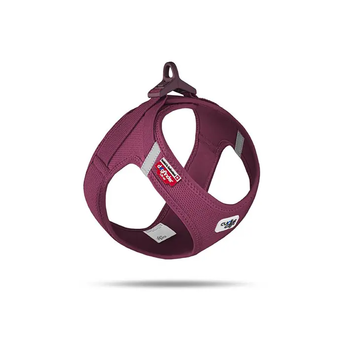 Curli Vest Harness Clasp Air-Mesh Köpek Göğüs Tasması Ruby Xsmall