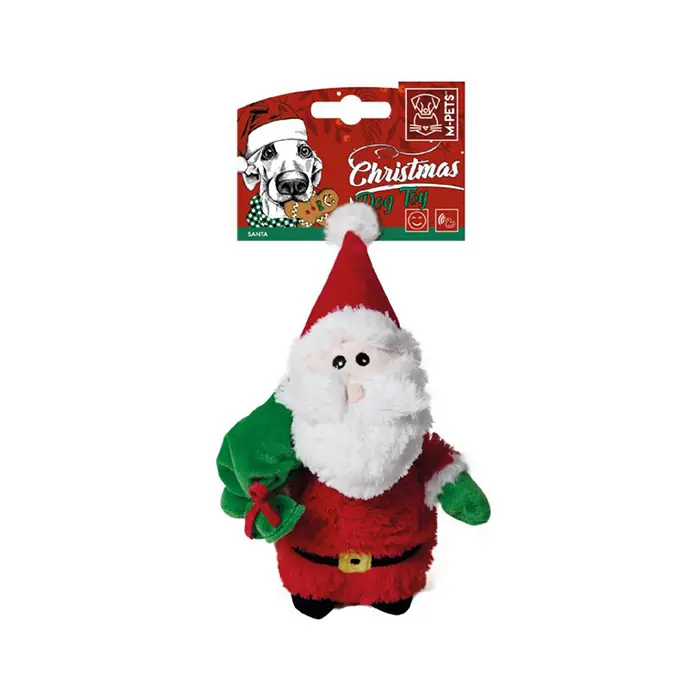 M-PETS Christmas Santa Köpek Oyuncağı