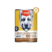 Wanpy Complete & Balanced Biftekli Tahılsız Köpek Konservesi 375gr 1