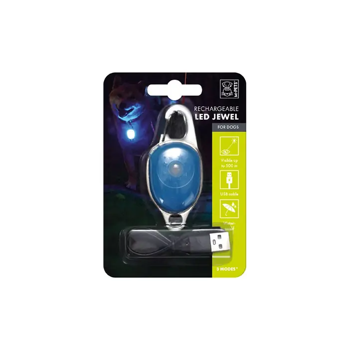 M-PETS Led Jewel Güvenlik Işığı Mavi