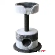 Kralle Oturaklı ve Yuvalı Kedi Tırmalama 1053model Koyu Gri 1