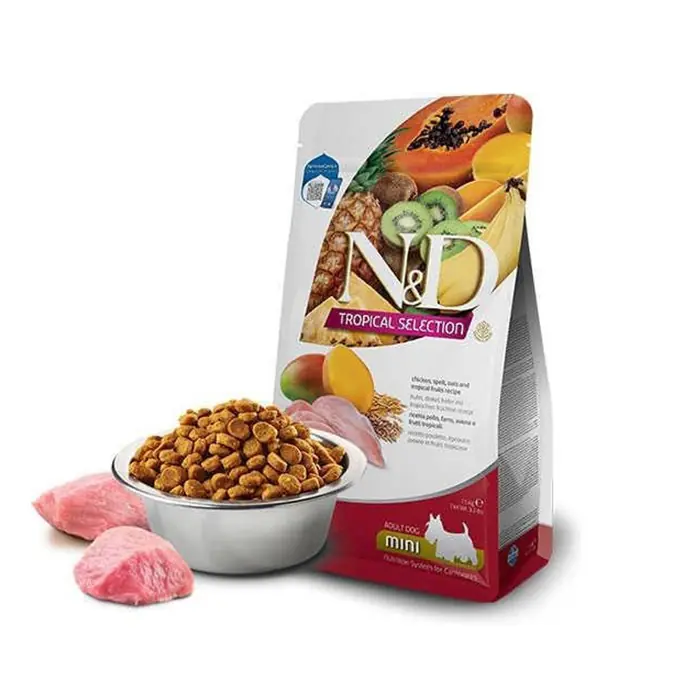 N&D Tropical Selection Tavuklu ve Tropikal Meyveli Mini Irk Yetişkin Köpek Maması 5kg