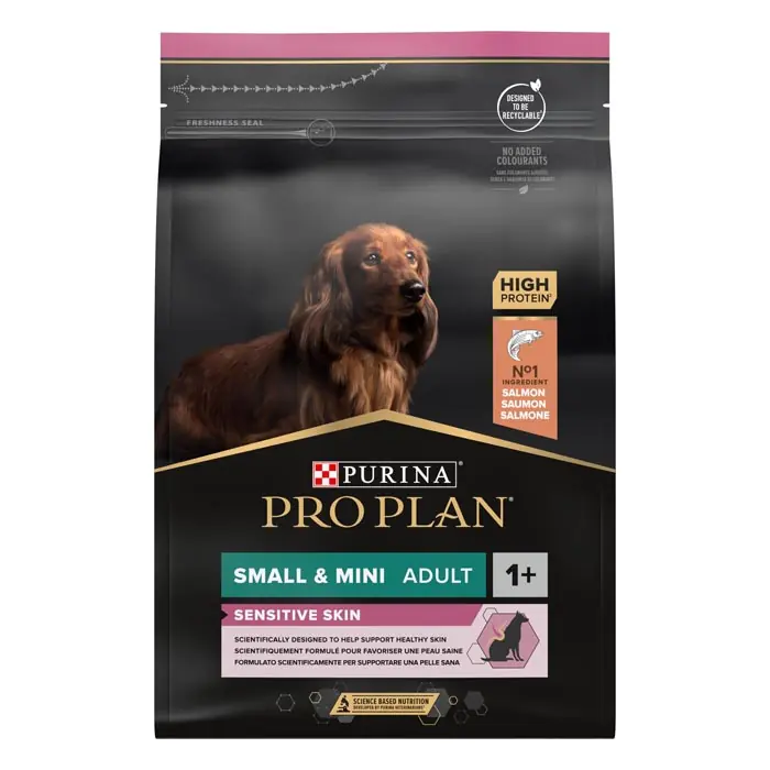 Pro Plan Küçük Irk Hassas Deriye Sahip Somonlu Yetişkin Köpek Maması 3 Kg