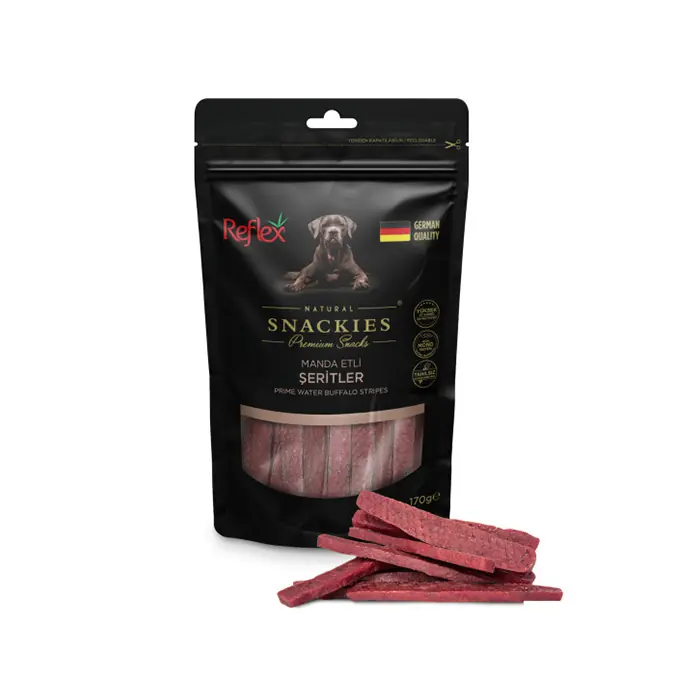 Reflex Snackies Manda Etli Şerit Köpek Ödülü 170 Gr