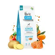 Brit Care Junior Large Breed Tahılsız Somon Balıklı Büyük Irk Yavru Köpek Maması 12 Kg 1