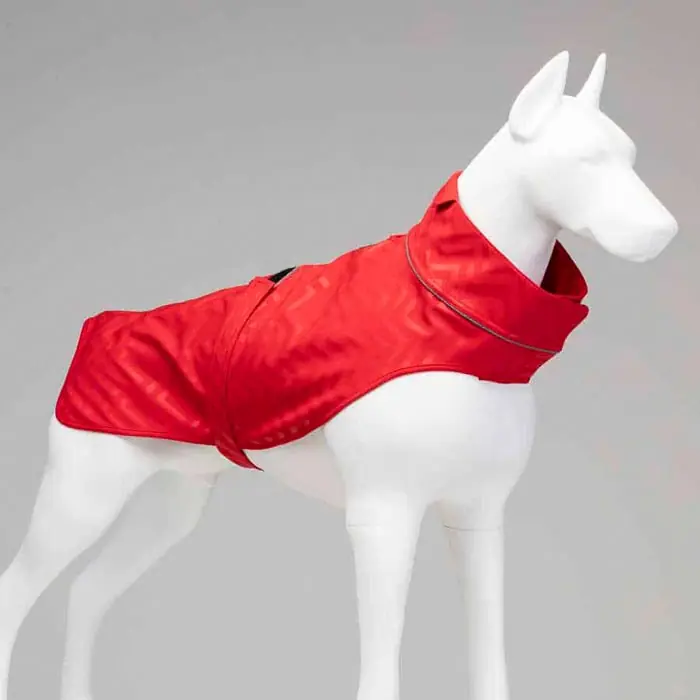 Lindo Softshell Red Stripe Küçük,Orta ve Büyük Irk Köpek Yağmurluğu