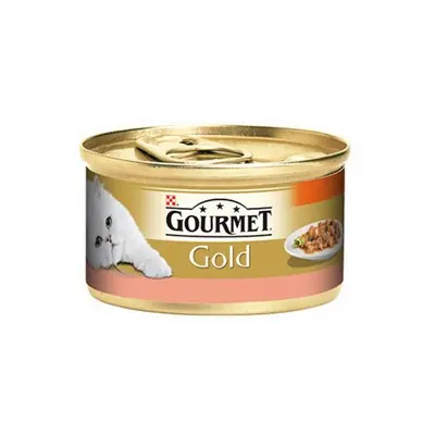 Purina Gourmet Gold Alabalık ve Sebzeli Parça Etli Yaş Kedi Maması 85 gr