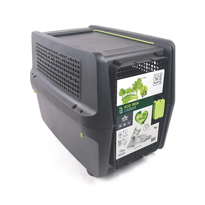 M-PETS Eco Trek Carrier IATA Köpek Taşıma Kafesi Tekerlekli Large