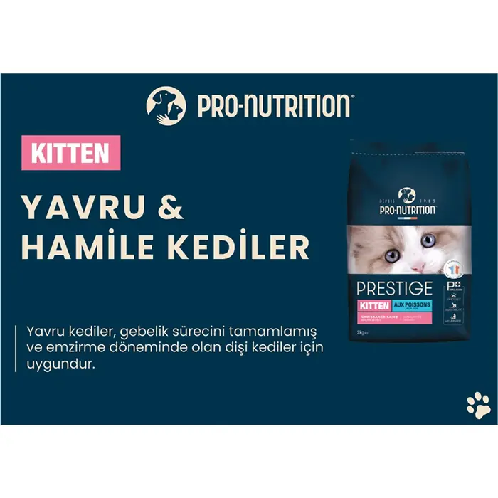 Pro Nutrition Prestige Kitten Balıklı Yavru Kedi Maması 2kg