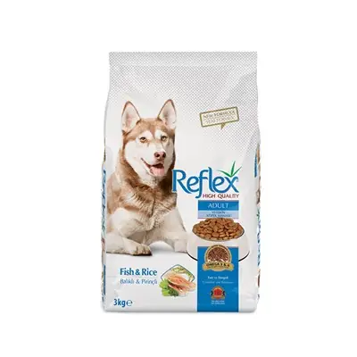 Reflex Balıklı ve Pirinçli Yetişkin Köpek Maması 3 Kg
