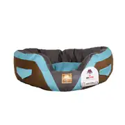PetBoss Maestro Ultra Rahat Köpek Yatağı Small Turkuaz-Antrasit 55x50x20 cm 1
