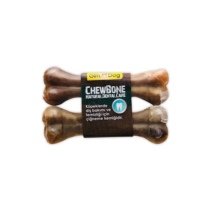Gimdog Mordimi Press Köpek Ödül Kemiği (2li) Natural 14cm
