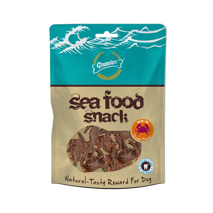 Gnawlers Seafood Sncak Crab Deniz Mahsullü Yengeç Somon Aromalı Köpek Ödülü 70gr