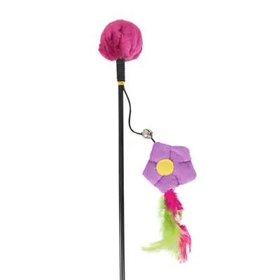 Karlie Flamingo Çiçekli Kedi Oltası 53 cm