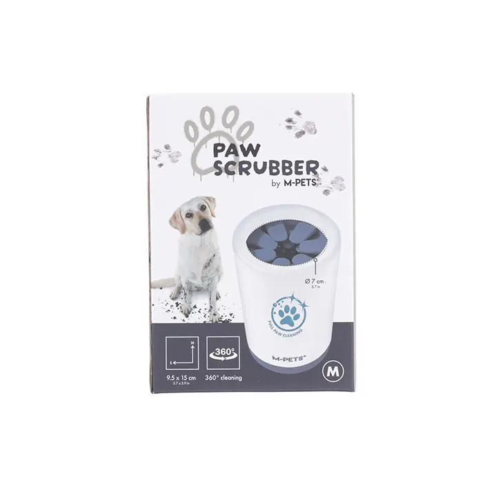M-Pets Paw Scrubber Pati Temizleme Aparatı Medium Beyaz